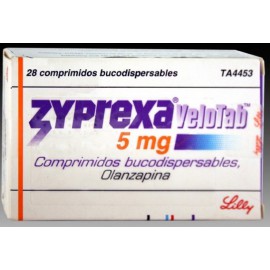 Изображение товара: Зипрекса Велотаб  Zyprexa Velotab 5 MG (Olanzapine) 28X5MG